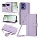 thumbnail image 1 of Motorola MOTO G85 5G Funda Billetera con Cierre Magnético, Morado Claro, 1 of 6