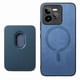 thumbnail image 2 of Funda de Cuero Magnética con Tarjetero para Realme GT 7 Pro Cubierta Delgada Azul, 2 of 5