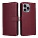 thumbnail image 5 of Funda Cartera para iPhone 16 Pro Max con Tarjetero, Soporte y Cordón - Protección Rojo, 5 of 6