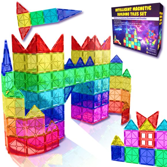 Azulejos magnéticos Desire Deluxe de Building Blocks, 47 unidades, para niños mayores de 3 años
