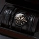 thumbnail image 1 of 3pcs/set Men's Casual Analog Watch And Classic Bracelets Set (1 Watch+2 Bracelets), 1 of 5