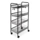 thumbnail image 1 of Carro Organizador Metalico 4 Niveles Con Ruedas Negro, 1 of 7