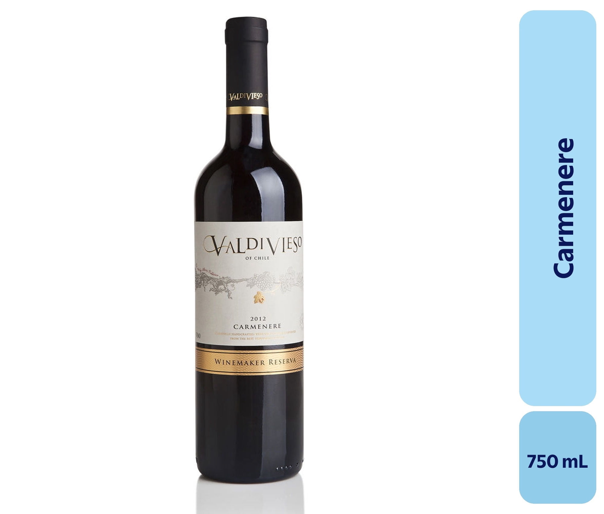 Vino Carménère Botella 750 mL Valdivieso