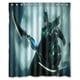 thumbnail image 1 of Cortina de ducha de Batman Arkham Knight con ganchos (60 x 72 pulgadas), 1 of 3