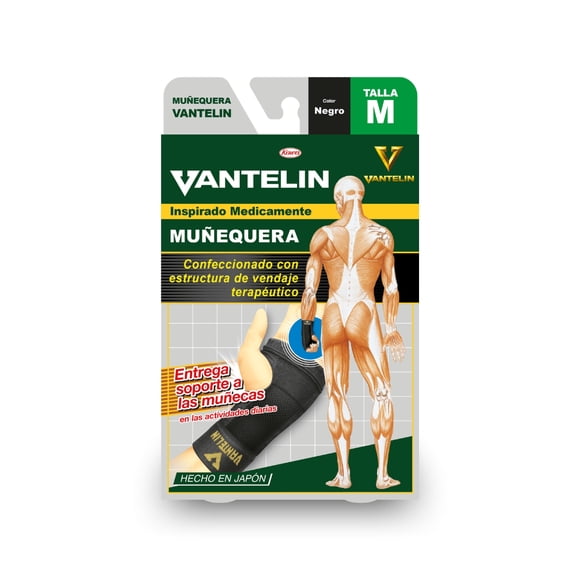 Muñequeras Estabilizadora Vantelin M Negra
