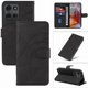 thumbnail image 1 of Funda tipo cartera con tapa para Motorola MOTO G75 5G con tarjetero, soporte y cubierta magnética Negro, 1 of 6