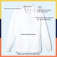 thumbnail image 5 of Camisa Polo French Toast M (8) Azul Marino Manga Larga, 5 of 7