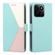 thumbnail image 4 of Cartera Plegable para Honor 200 Smart, PU Tricolor con Ranuras, Verde, 4 of 6