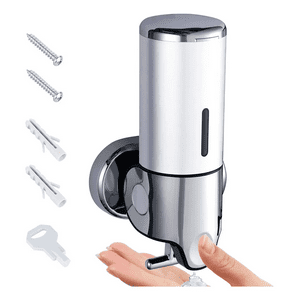 Genérico - Bombas De Botella De Jabón Dispensador De Líquido De Prensa Plateado