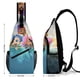 thumbnail image 2 of Bubble Guppies Riñonera Bandolera con Estampado Integral para Hombres y Mujeres, Bolso Cruzado Gráfico de Tendencia, Mochila de Hombro Streetwear para Ciclismo y Deportes, Riñonera Versátil Casual, 2 of 6