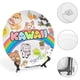 thumbnail image 4 of Kawaii Plato decorativo de porcelana fina (bone china), plato decorativo de cerámica para hogar, oficina, soporte de pared, platos decorativos para dormitorio - 6 pulgadas (15 cm), 4 of 6