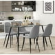thumbnail image 2 of Mesa Rectangular De Vidrio Prince Premium 130 Base Negra, 2 of 3