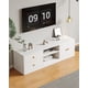 thumbnail image 4 of Rack Tv 120x34x40cm 2 Tiras 2 Puerta Melamina Moderna Blanco, 4 of 8