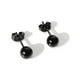 thumbnail image 3 of Pack De 3 Pares Aros Argollas Esfera Negras Piercing Oreja, 3 of 3