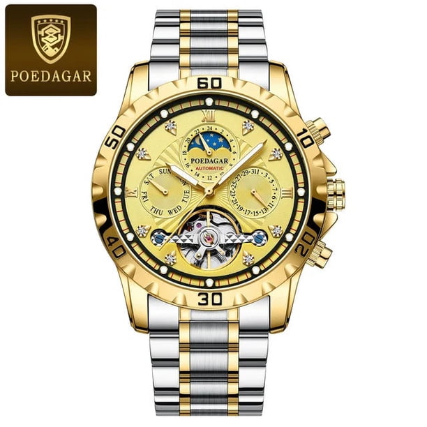 Reloj Automático Mecánico para Hombre Visualización Completa para uso diario