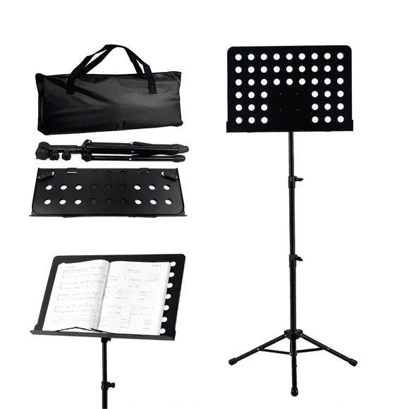 Atril Partitura Plegable Altura Regulable Portátil Con Bolso