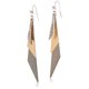 thumbnail image 1 of Pendientes GUESS Basic de metal mixto con triángulos lineales, 1 of 3