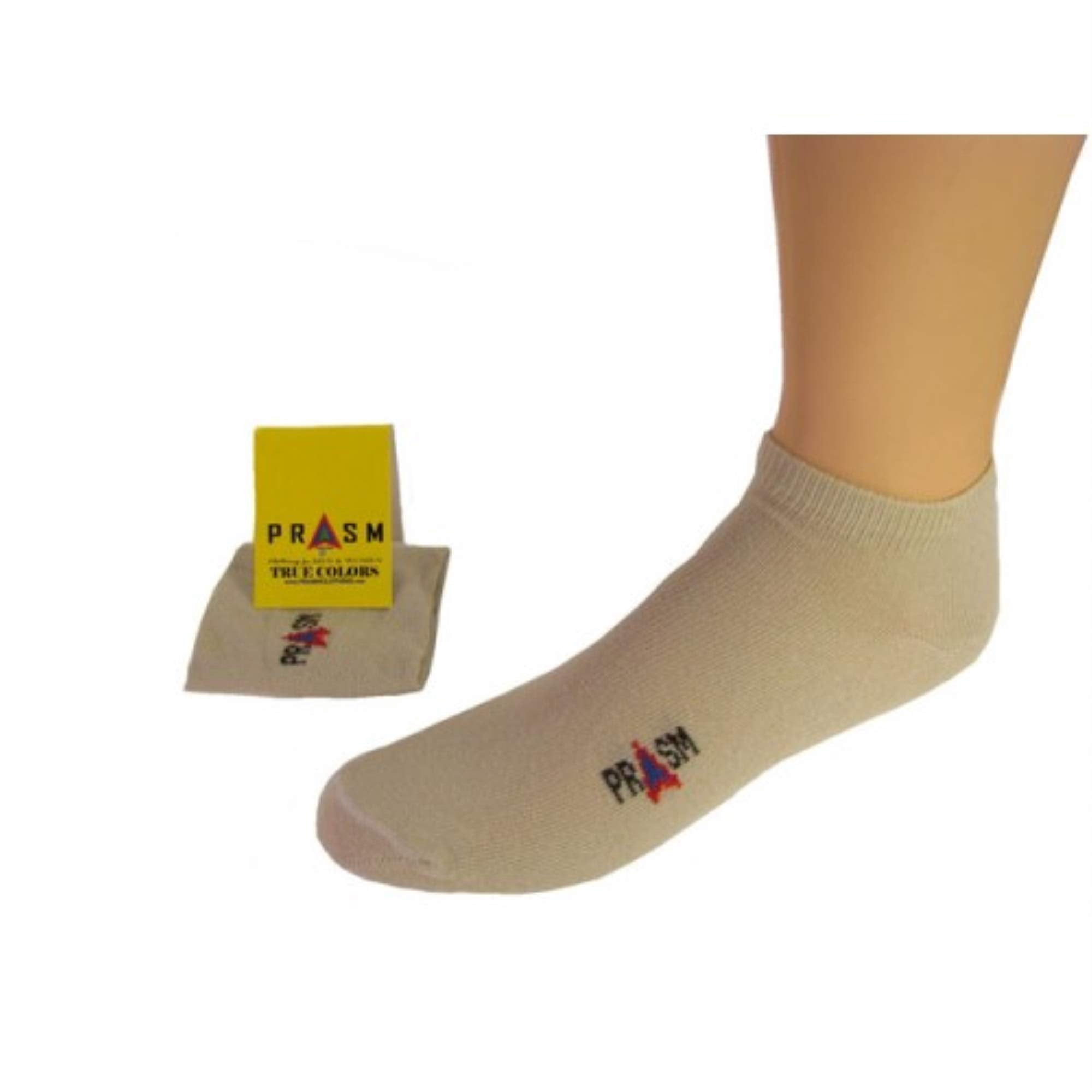 Prasm Clothing - Calcetines Tobilleros Prasm De Algodón Egipcio De Primera Calidad Para Hombre, Paquete De 3