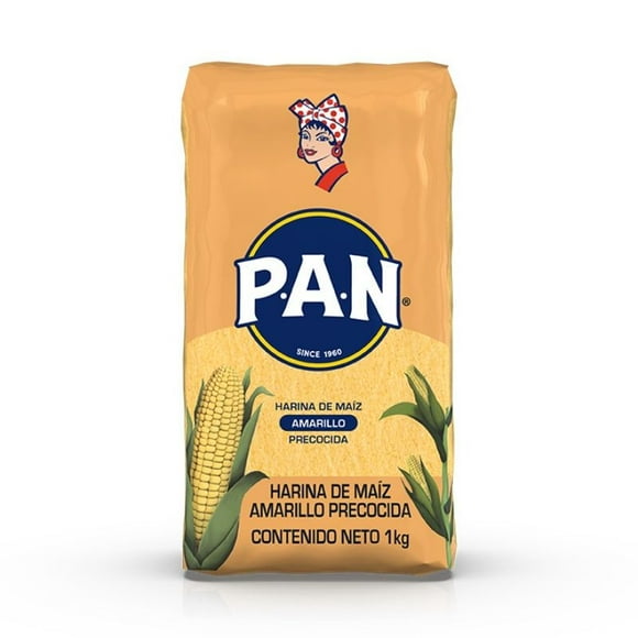 Harina de Maíz Amarrilla Bolsa, 1 Kg