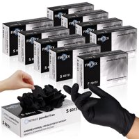Guantes Desechables Finitex De Nitrilo Negro Sin Polvo, 1000 Unidades