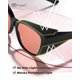 thumbnail image 3 of Gafas Fit‑Over Goiteia FL‑Rose para Migraña, 33 g, 3 of 7