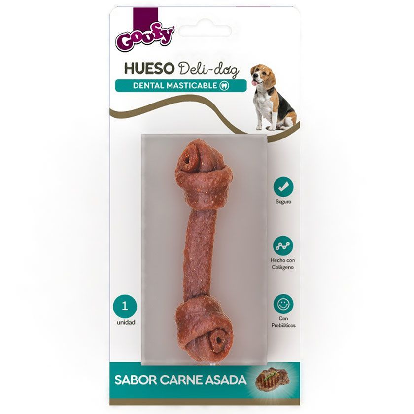 Snack Goofy Hueso Deli-Dog Dental Perro 50Gr
