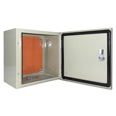 Lexo - Gabinete Tablero Metálico Eléctrico 300X300X200 1 Puerta Ip65