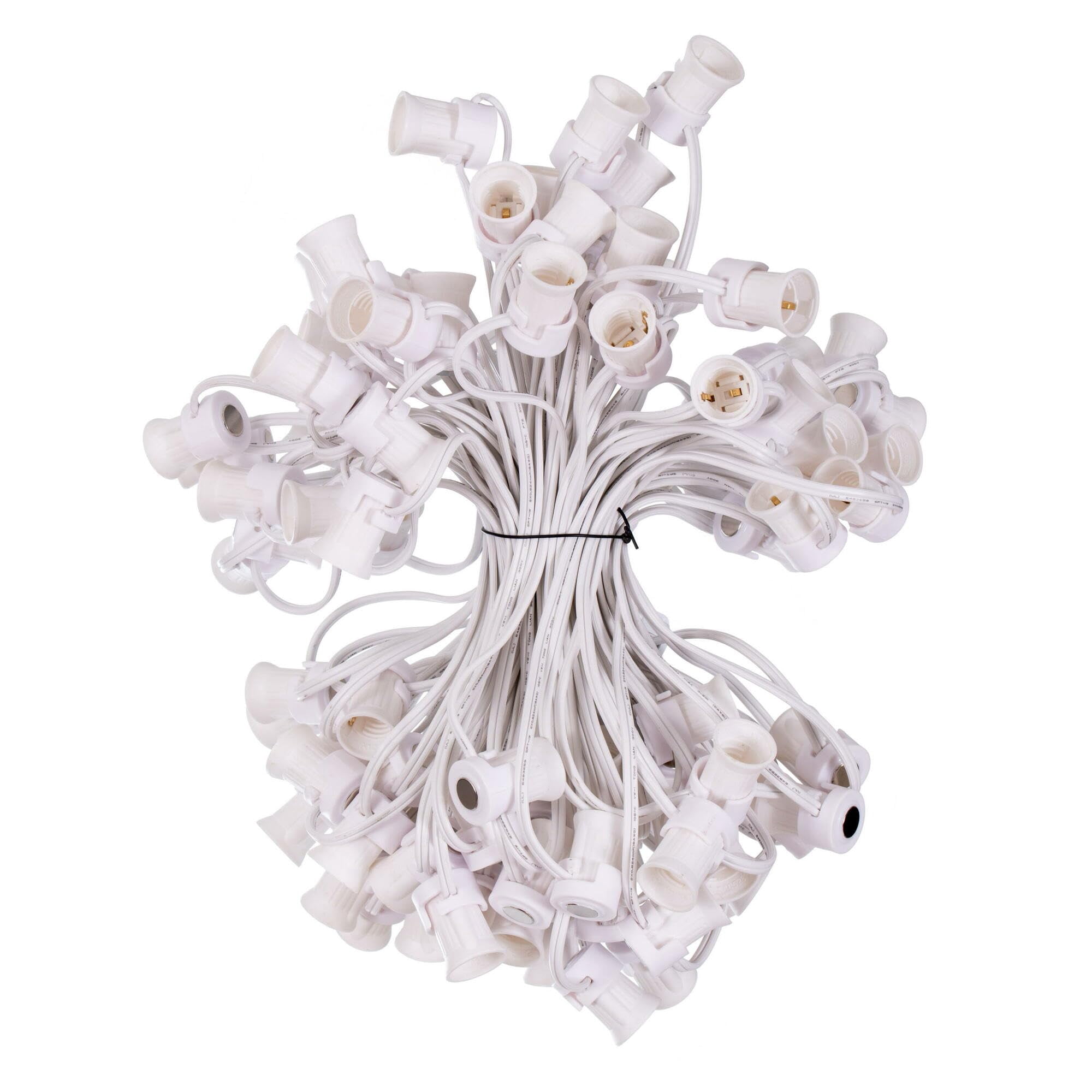 Enchufe Magnético Vickerman C9 De 100 Pies Con 100 Enchufes Blancos