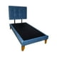 thumbnail image 3 of Cama De Plaza Felpa Azul Jeans, 3 of 3