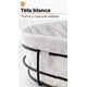 thumbnail image 4 of Panera Canasto Tela Ovalada 29cm Base Metal Servir Pan, 4 of 12