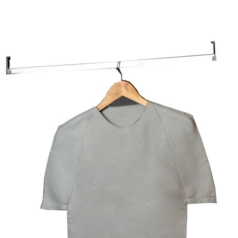 Pack Barra Closet 1000 Mm Más Soportes Hbt Cromada