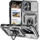 thumbnail image 1 of Estuche GANGXUN para iPhone 16 Plus, soporte giratorio 360°, estilo mecánico y magnético, 1 of 5