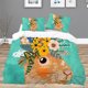 thumbnail image 1 of Animal Bed Linen Sets Twin Size Bedding Set Duvet Cover Queen Comforter Double Sheets Home Textile GardenBed Sheets, 1 of 5
