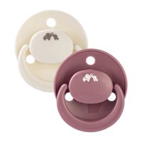 2 Chupetes Reversibles Silicona 0+ Terra/Arena Bebé Confort