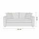 thumbnail image 4 of Sofa 3 Cuerpos Amira Cafe Resortes Full Comfort, 4 of 5