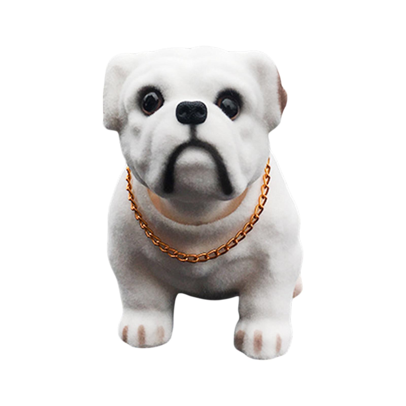 Magideal - Bobble Head , Decoración Del Coche Adornos Para Perros Que Asienten Con La Cabeza Creative Dog Dashboard Crafts Dog Lover Gift Para Car Vehicle