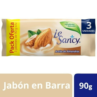 Le Sancy Jabón Barra Aceite De Almendras 3Un