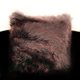 thumbnail image 2 of Cojín decorativo Plutus Brands Purple Plutus Fancy de peluche con pelo sintético, 2 of 3