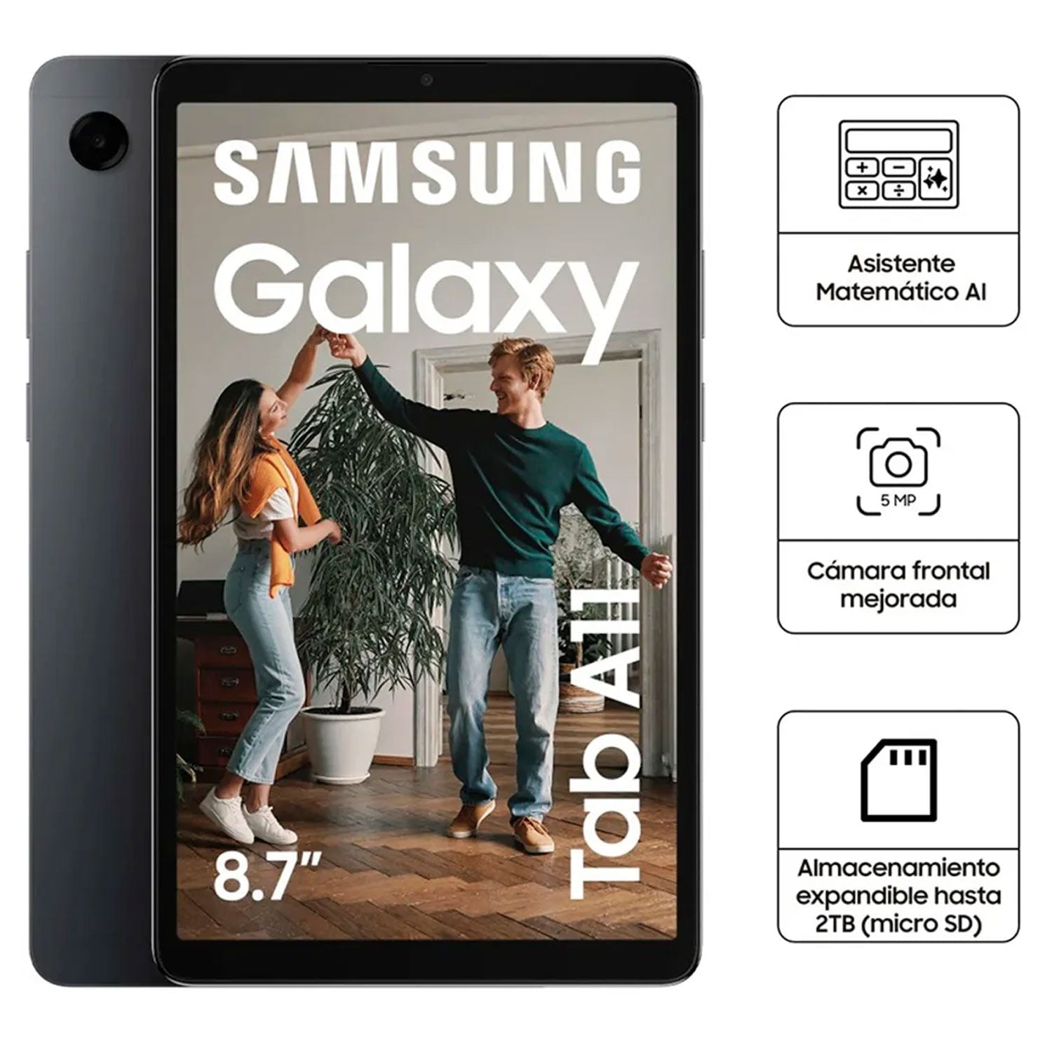 Tablet Samsung Galaxy Tab A11 8.7" 64gb Gris Wi-fi Sm-x133