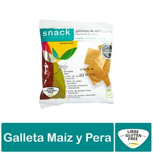 Snack Adventure - Pack X25 Galletas De Maiz Pera Sin Gluten