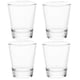 thumbnail image 1 of Juego de vasos de chupito BCNMViku, 45 ml, vidrio transparente, base pesada, 4 unidades, 1 of 6