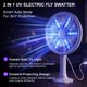 thumbnail image 5 of Raqueta eléctrica mata moscas WowCatch 4000V recargable por USB con luz UV, 5 of 7