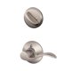 thumbnail image 1 of Handleset Schlage, latón niquelado satinado, para diestros, grado 2, 1 of 1