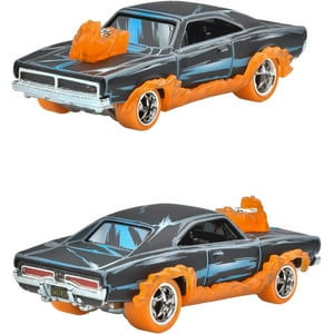 Cargador Premium Marvel Ghost Rider De Metal Fundido A Presión Para Coches Hot Wheels