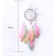 thumbnail image 3 of Atrapasueños hechos a mano para dormitorio, regalo para niñas, plumas de colores rosas., 3 of 8
