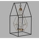 thumbnail image 3 of Porta Candelabro Metálico Diseño Casa 26x13 cm, 3 of 3
