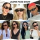 thumbnail image 2 of Gafas de sol JASPIN Rectangle Y2K Retro 90s UV400 para mujeres y hombres, 2 of 3
