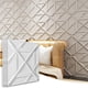 thumbnail image 1 of Panel de Pared Art3d 50 × 50 cm Pack de 12 – Blanco PVC, 1 of 7