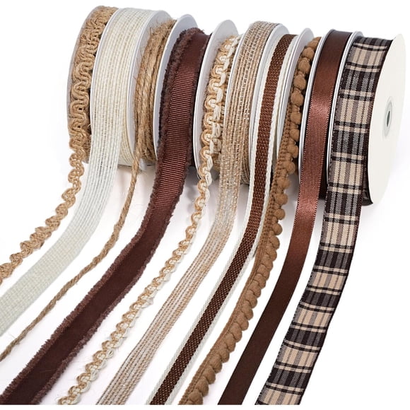 Cintas para manualidades LaRibbons, 10 rollos, 45 yardas