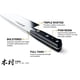 thumbnail image 3 of Cuchillo de Chef Kimura Kiritsuke 20 cm Acero Inoxidable Japón, 3 of 8